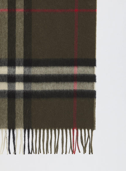 Burberry Wide Check Cashmere Scarf - Ellie Belle