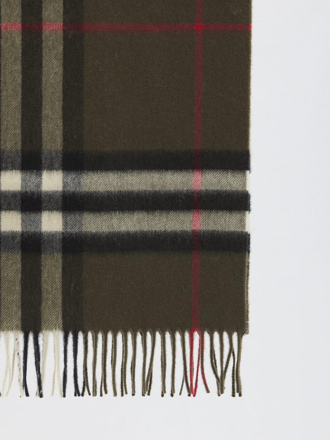 Burberry Wide Check Cashmere Scarf - Ellie Belle