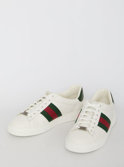 Gucci Ace Sneakers With Web