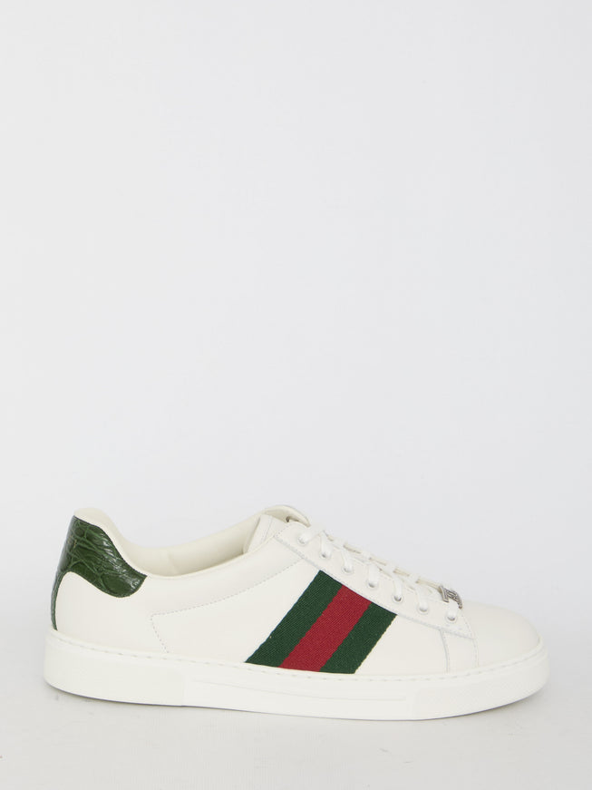 Gucci Ace Sneakers With Web