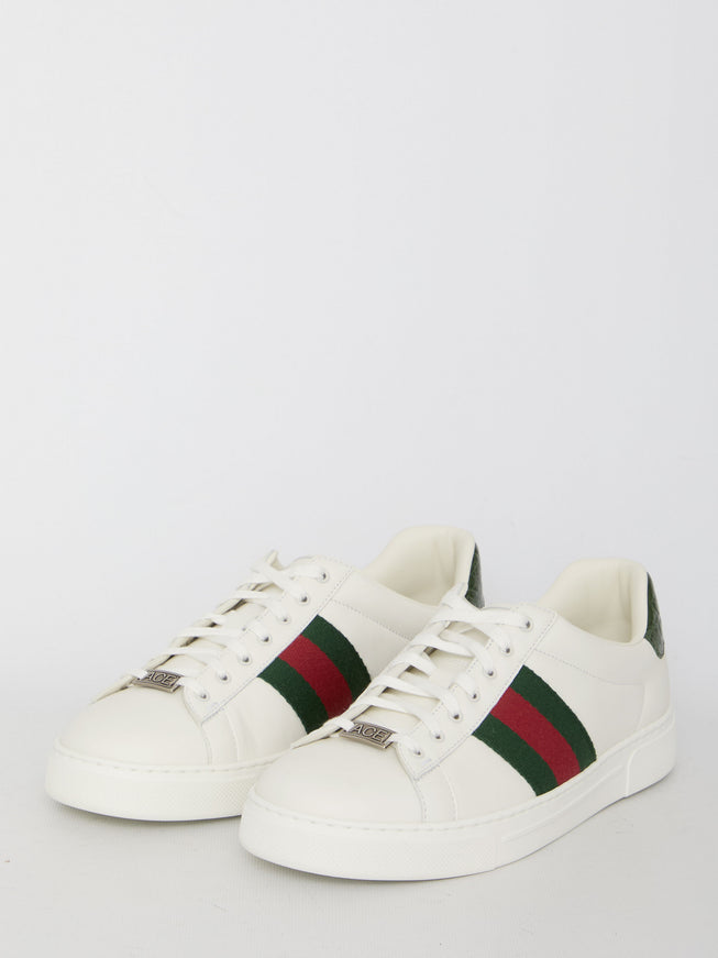 Gucci Ace Sneakers With Web