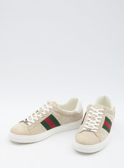 Gucci Ace Sneakers In Beige