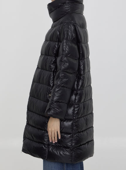 Herno Matilde Down Jacket In Black Nylon