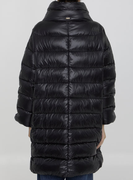 Herno Matilde Down Jacket In Black Nylon