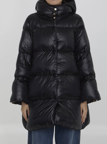 Herno Long Down Jacket In Nylon