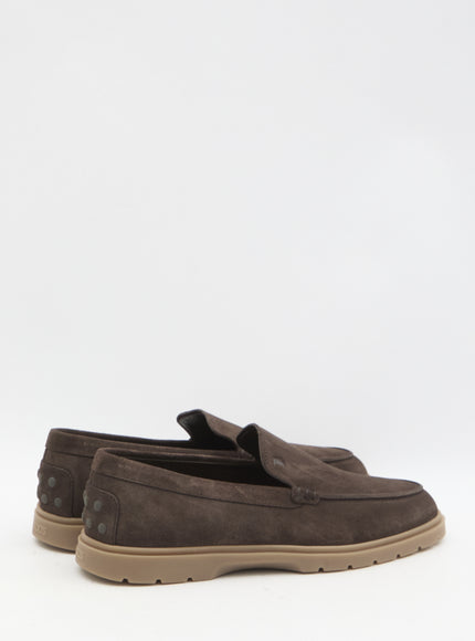 Tod's Suede Loafers in Brown