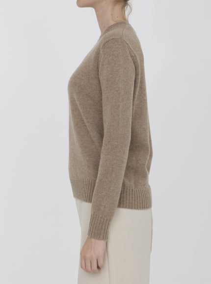 Max Mara Viglio Cashmere Sweater In Beige