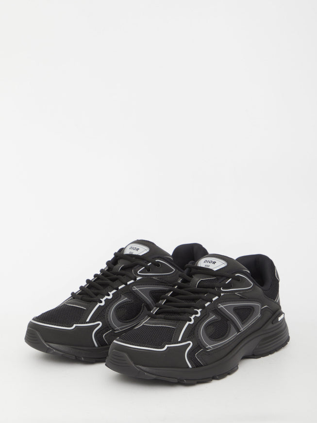 Dior Homme B30 Black Mesh and Technical Fabric Sneakers