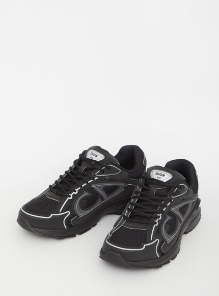 Dior Homme B30 Black Mesh and Technical Fabric Sneakers