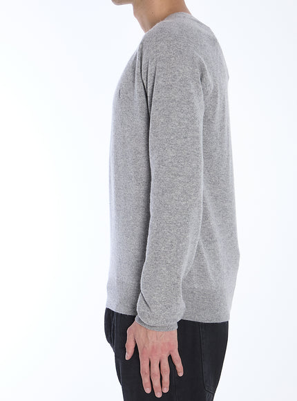 Saint Laurent Cassandre Sweater In Gray