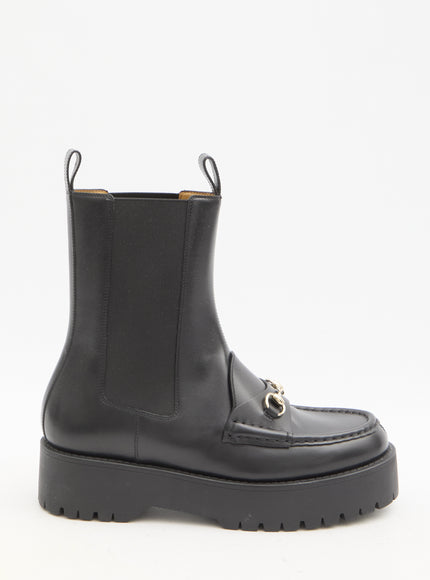 Gucci 45mm Horsebit Leather Boots