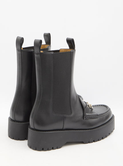 Gucci 45mm Horsebit Leather Boots