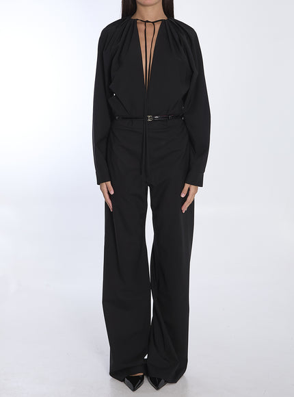 Gucci Stretch Wool Jumpsuit