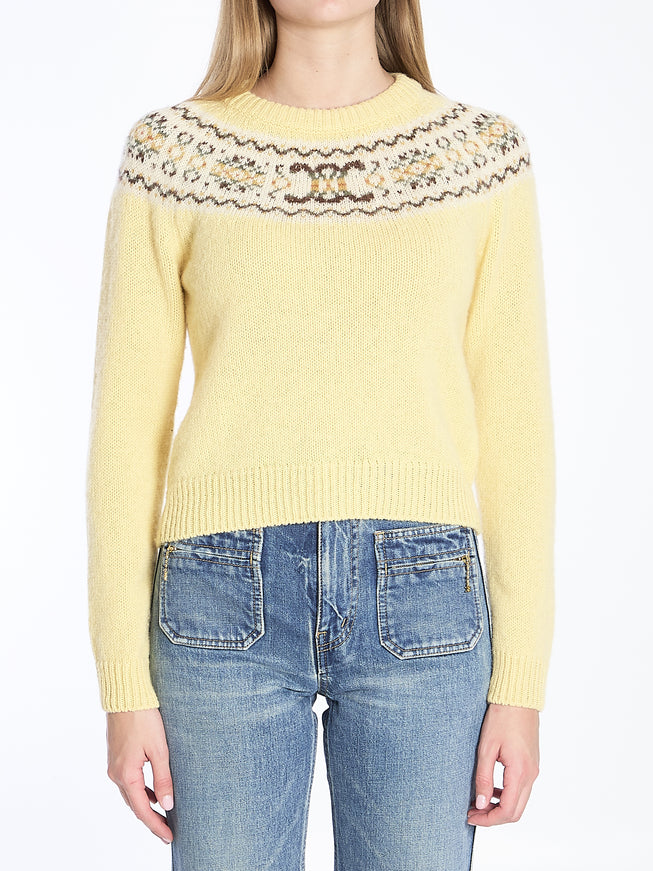 Celine Triomphe  Fair Isle Jumper