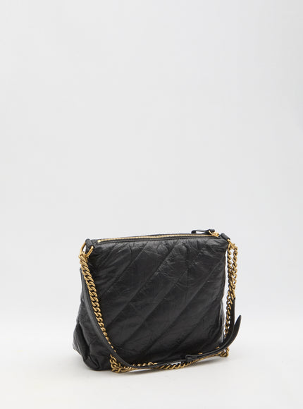 Balenciaga Crush Zipped Hobo Bag