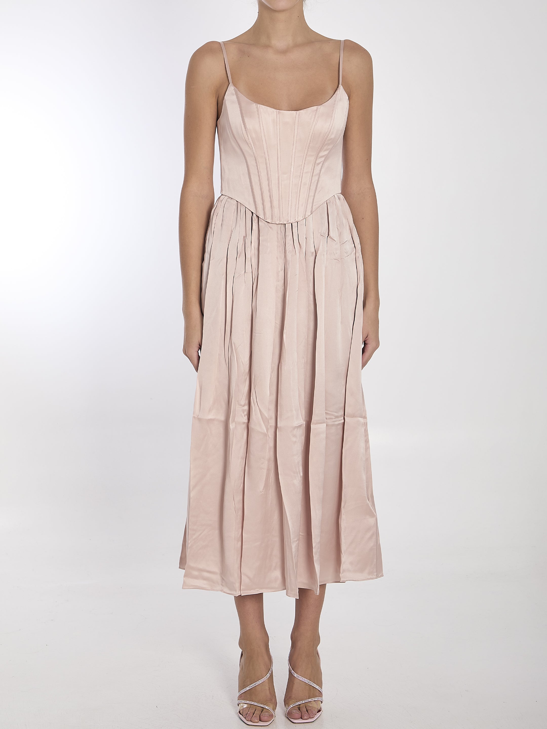 Zimmermann Corset Midi Dress – Ellie Belle