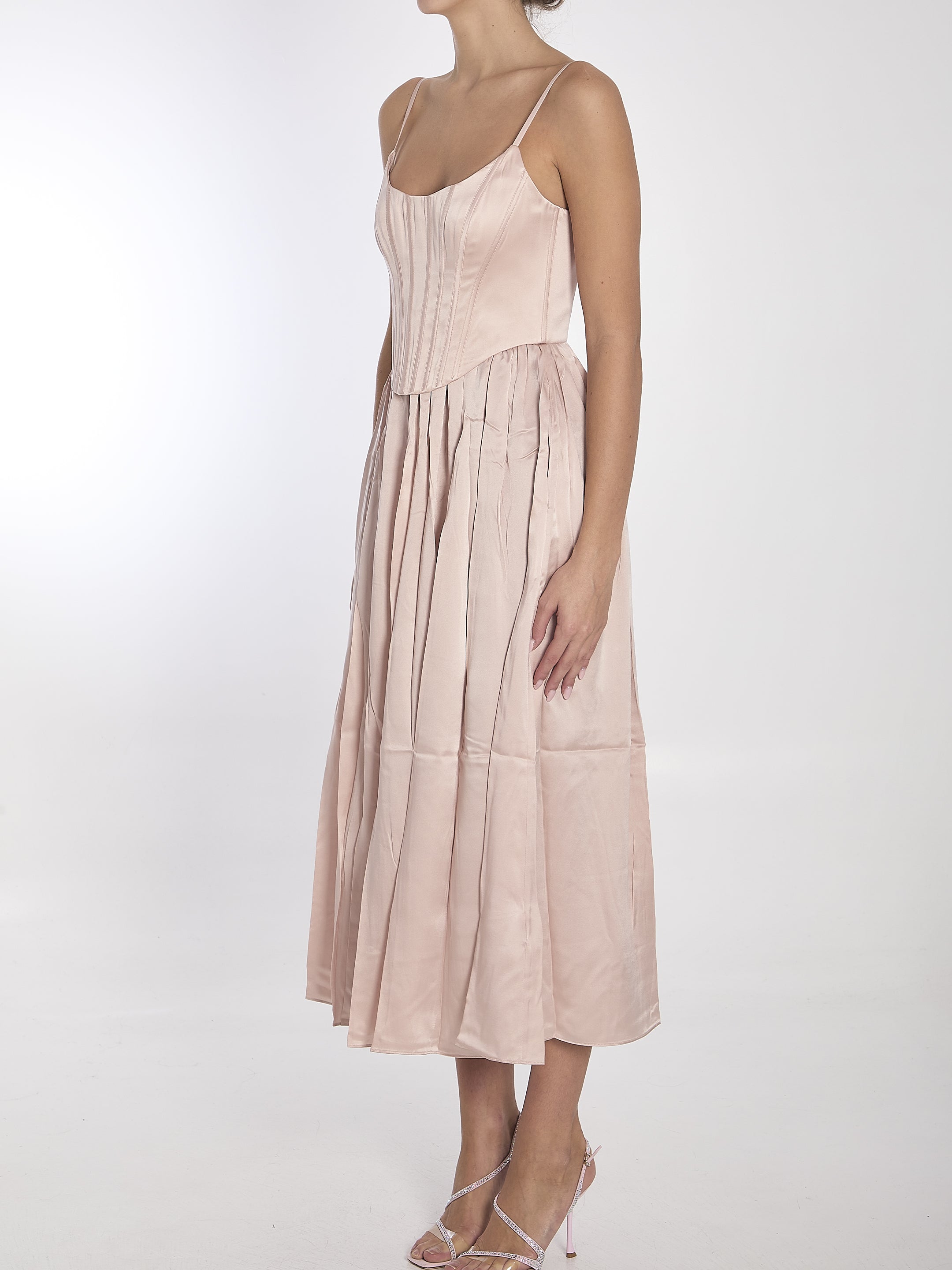 Zimmermann Corset Midi Dress Ellie Belle Zimmermann Corset Midi Dress Ellie Belle