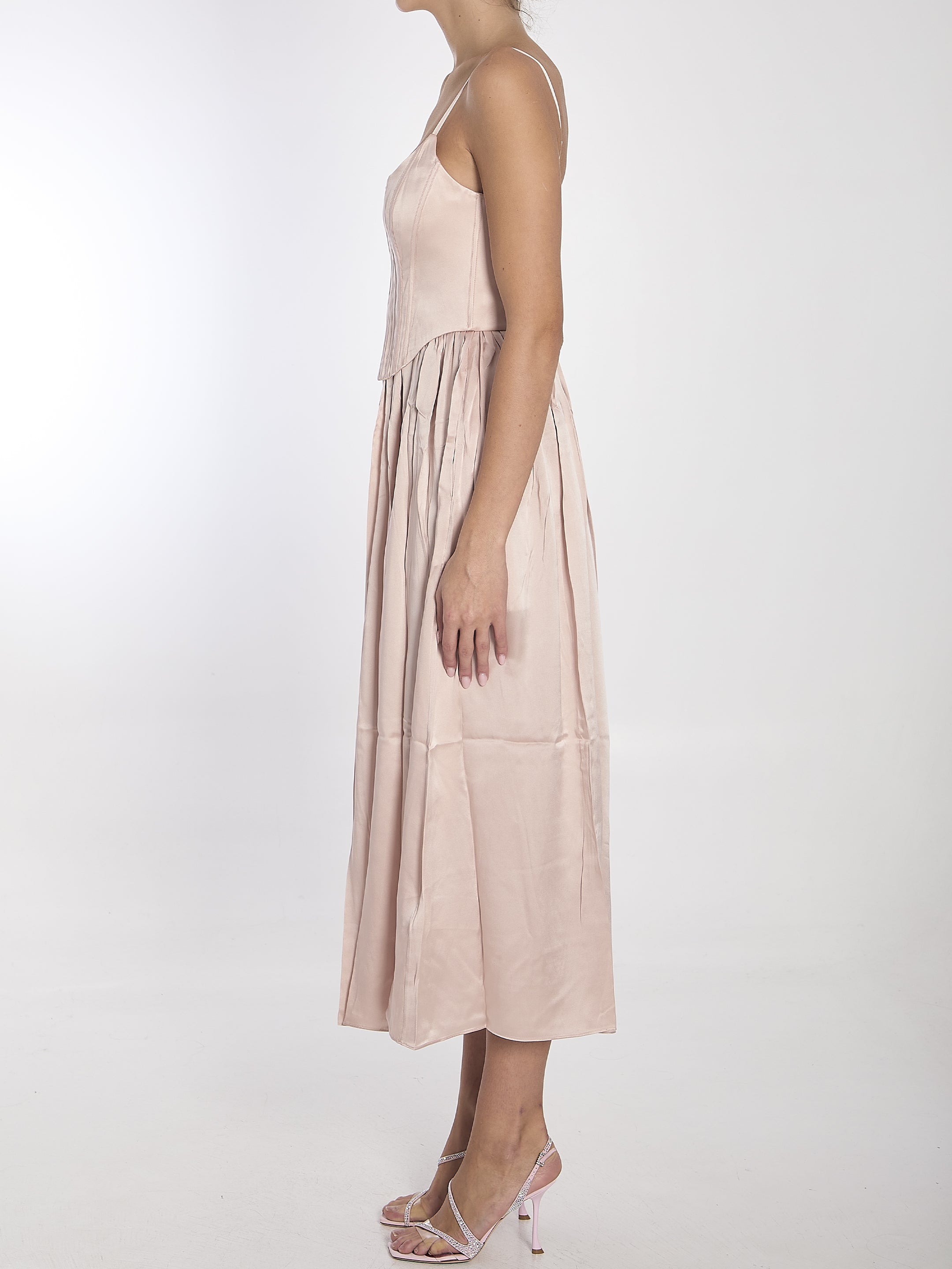 Zimmermann Corset Midi Dress – Ellie Belle