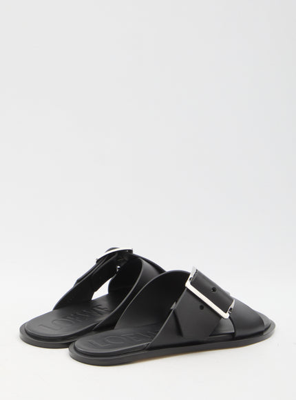 Loewe Petal Belt Leather Sandals