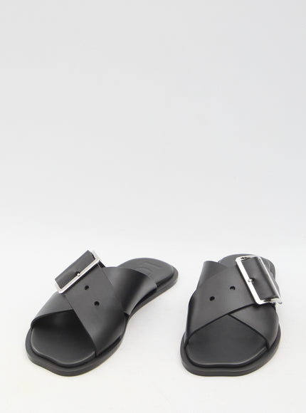 Loewe Petal Belt Leather Sandals