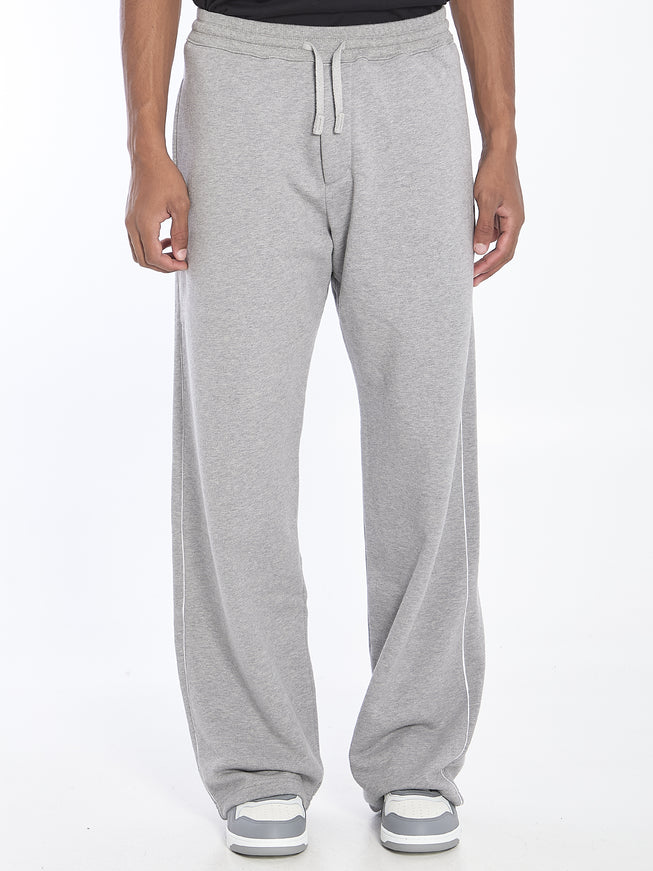 Dior Homme CD Icon Joggers In Gray Cotton