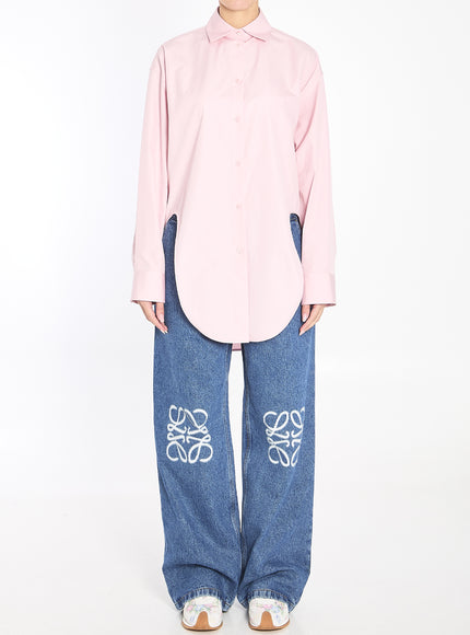 Loewe Cotton Poplin Shirt in Pink