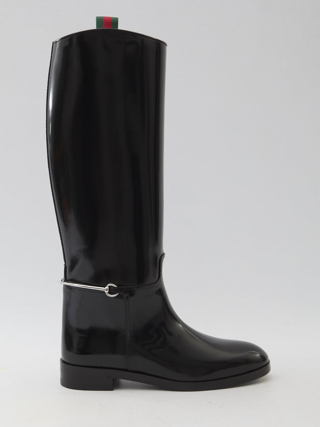 Gucci Slim Horsebit Boots