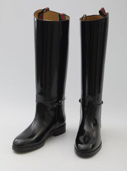 Gucci Slim Horsebit Boots