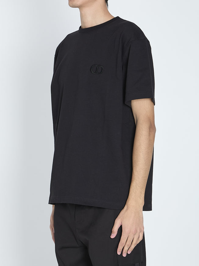 Dior Homme CD Icon T-Shirt In Black Cotton