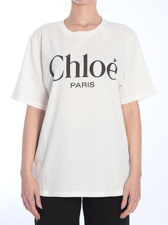 Chloe Oversized Logo T-shirt