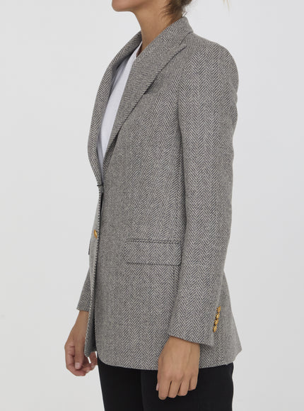 Tagliatore Berta gray jacket side view