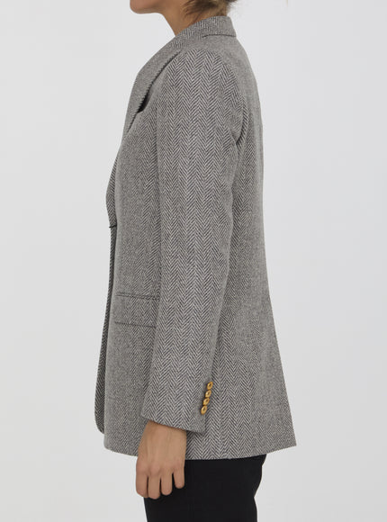 Tagliatore Berta gray jacket side profile