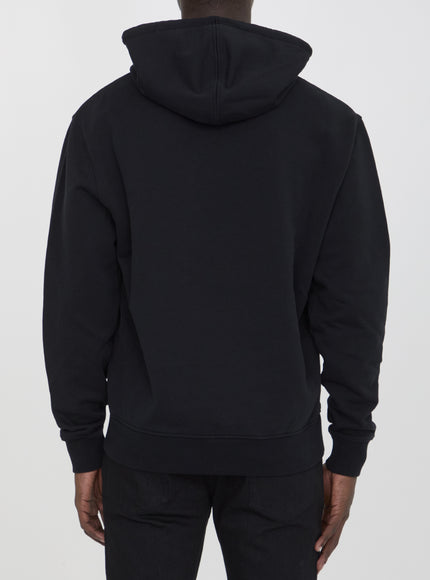 Ami Paris Ami De Coeur Hoodie In Black