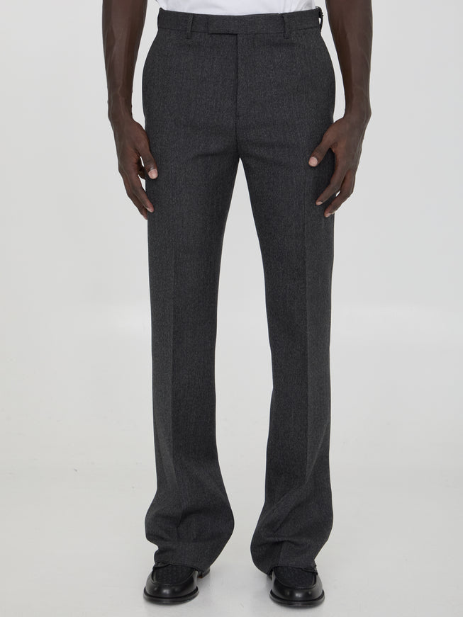 Dior Homme Flare Pleated Pants