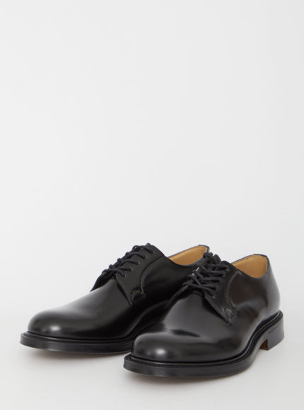 Church's Shannon Derby Shoes in Black Leather