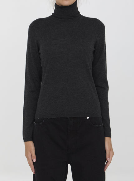 Max Mara Adda Turtleneck Sweater In Dark Gray