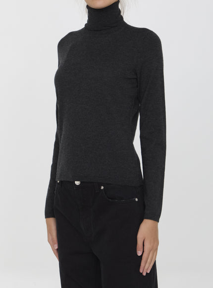 Max Mara Adda Turtleneck Sweater In Dark Gray