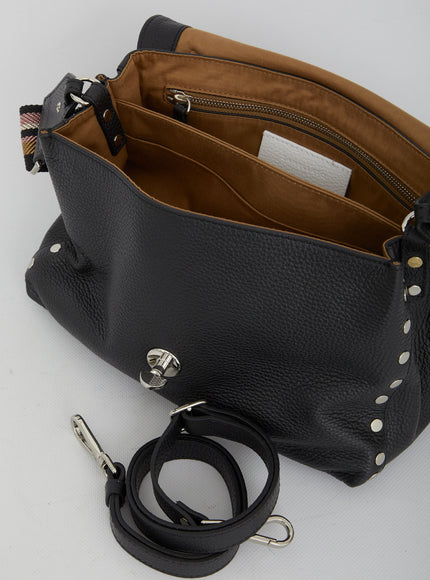 Zanellato Postina Daily S Bag In Black Leather