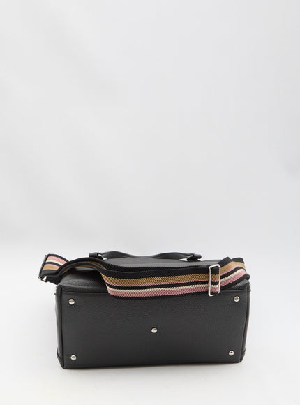 Zanellato Postina Daily M Bag in Black Leather With Two Straps