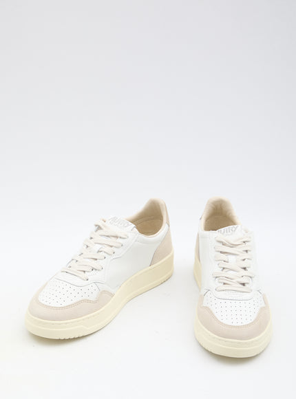 Autry Medalist Sneakers With White-Beige Detail