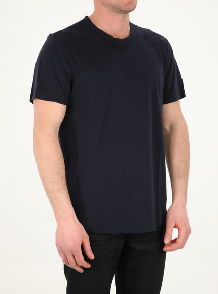 James Perse Cotton T-shirt In Navy Blue