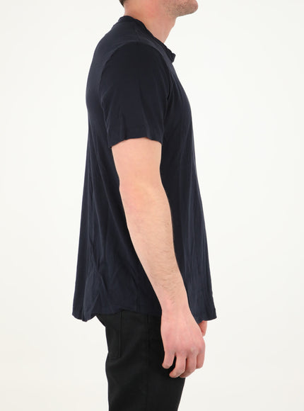 James Perse Cotton T-shirt In Navy Blue