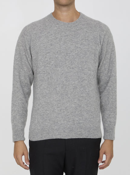 Roberto Collina Cashmere Sweater In Gray