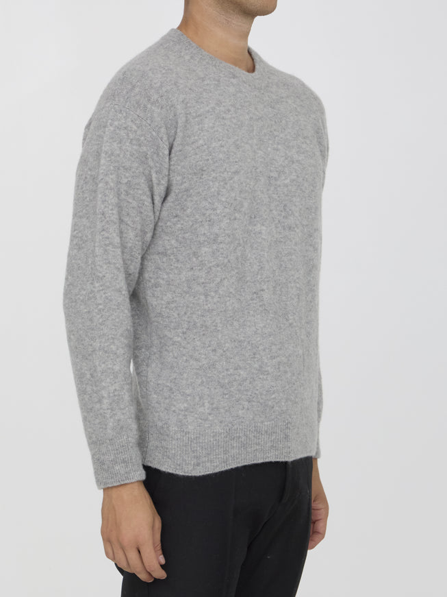 Roberto Collina Cashmere Sweater In Gray