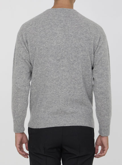 Roberto Collina Cashmere Sweater In Gray