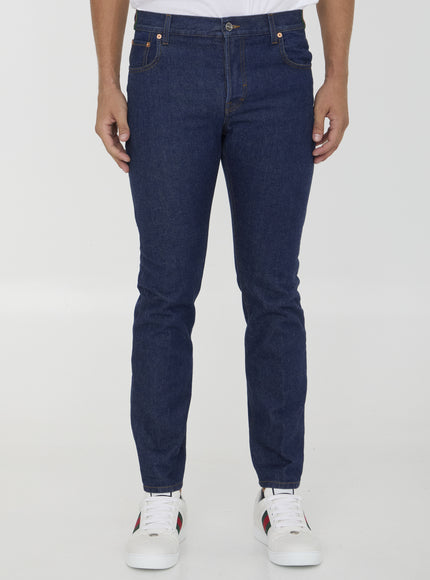 Gucci Jeans With Web Detailing