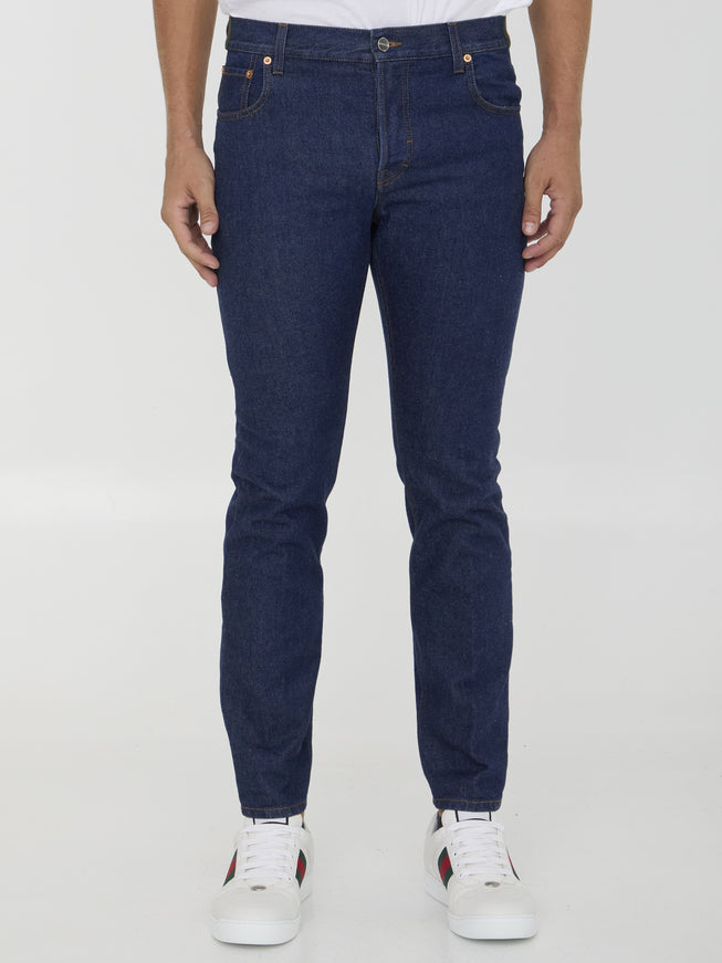 Gucci Jeans With Web Detailing