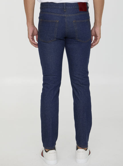 Gucci Jeans With Web Detailing