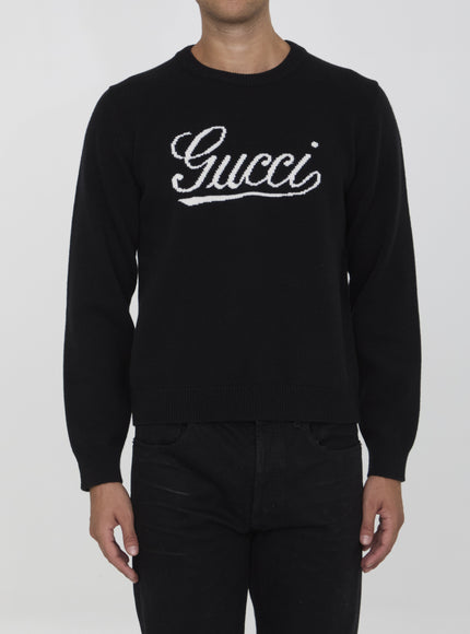 Gucci Sweater With Gucci Intarsia