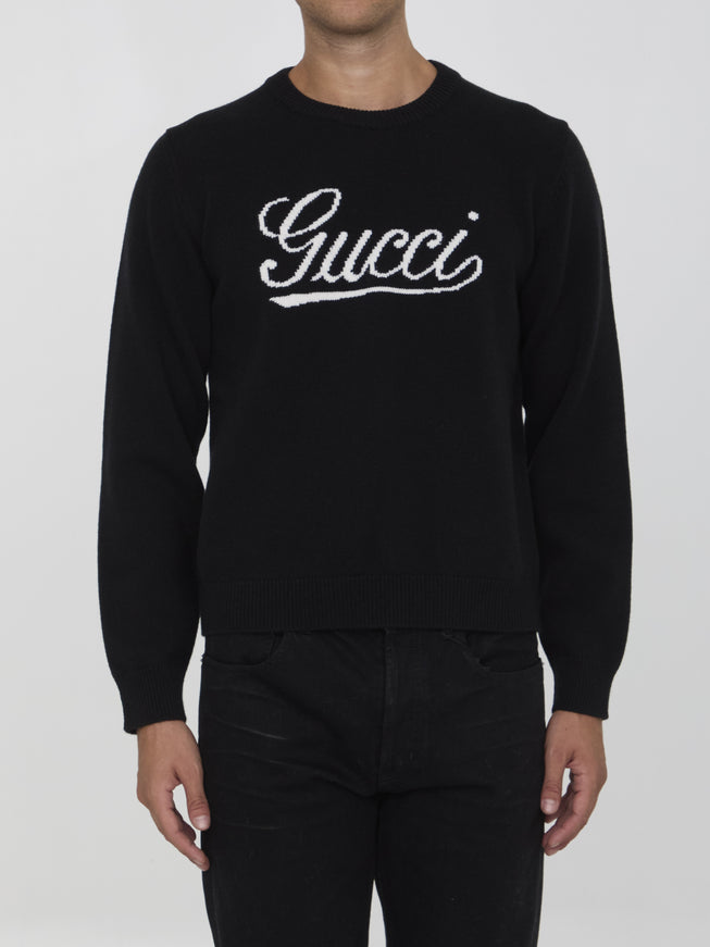 Gucci Sweater With Gucci Intarsia